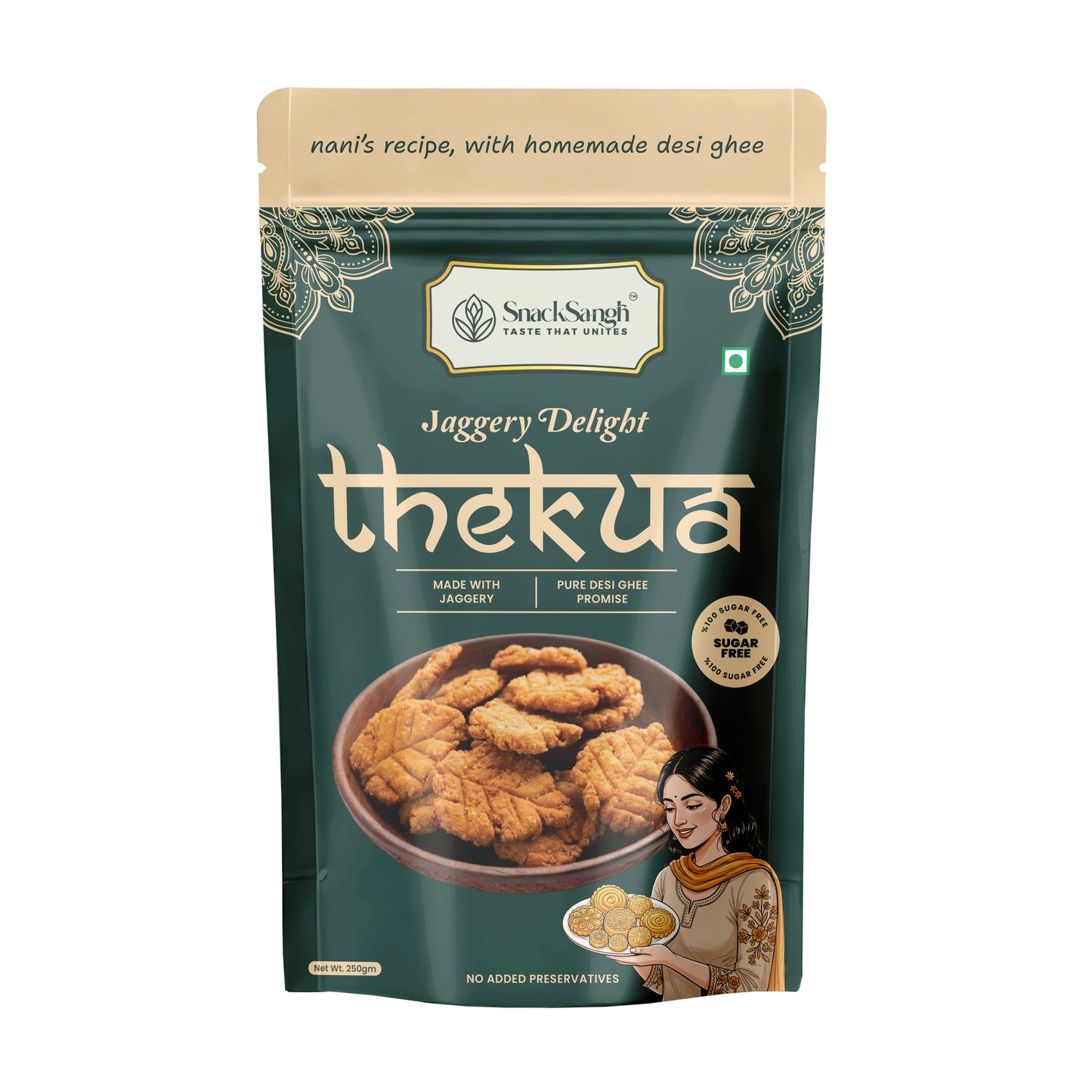 Jaggery Thekua